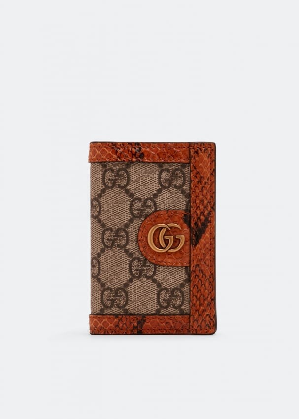 

Кошелек GUCCI Ophidia card wallet, коричневый