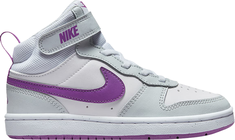 

Кроссовки Nike Court Borough Mid 2 PS 'Pure Platinum Vivid Purple', серый