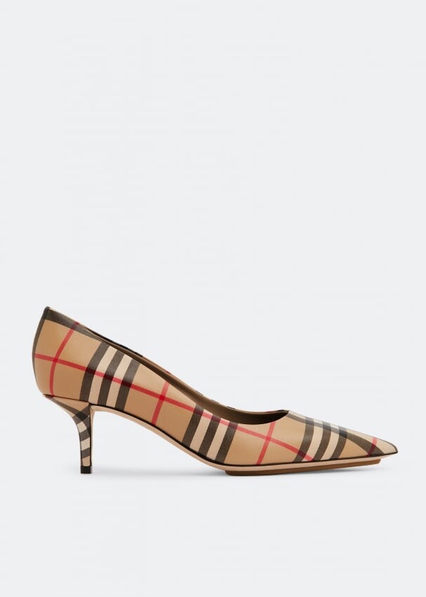 

Туфли BURBERRY Vintage Check pumps, принт