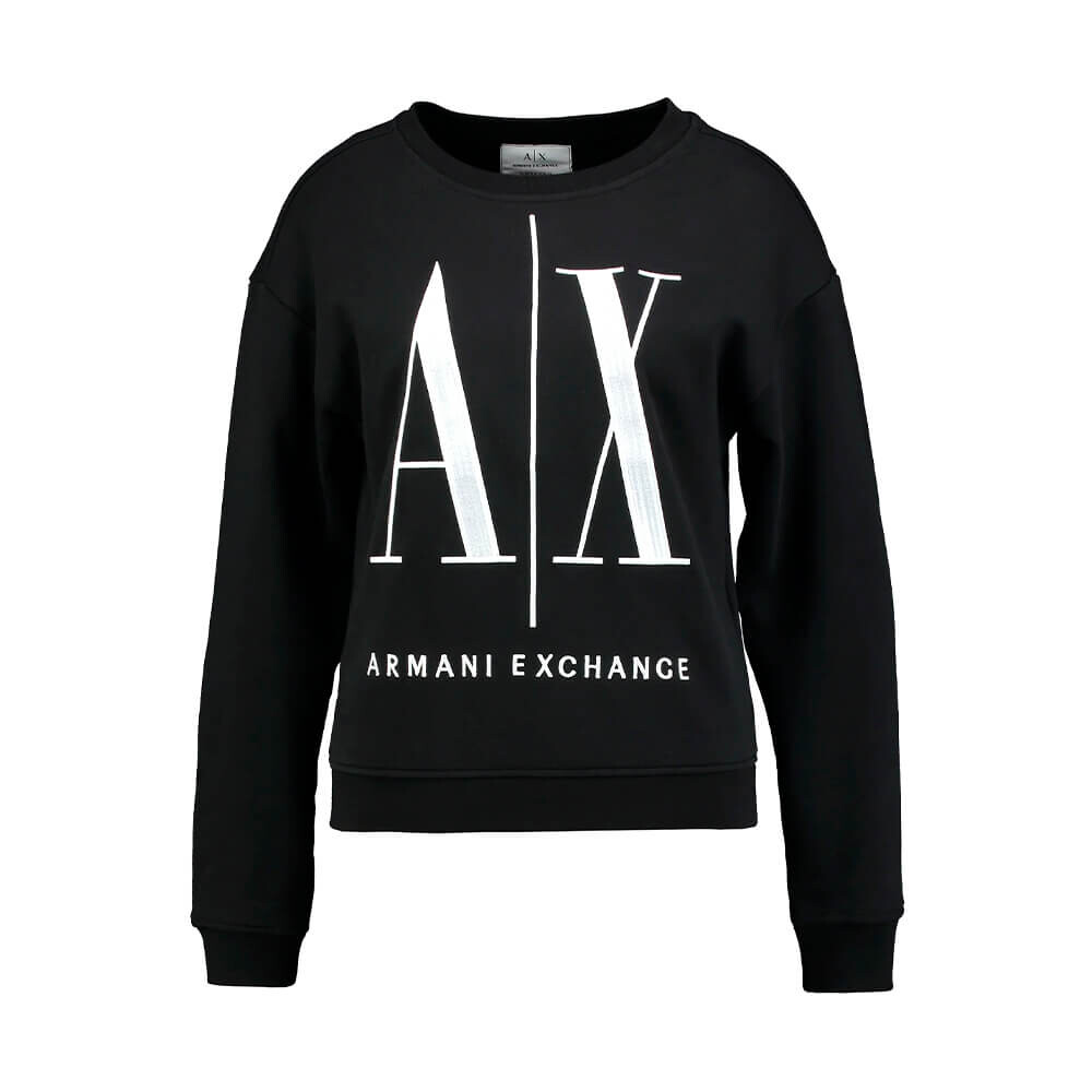 

Свитшот Armani Exchange FELPA, чёрный, Черный