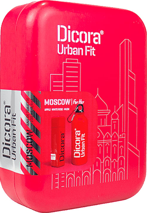 Парфюмерный набор Dicora Urban Fit Moscow, 3 предмета - фото