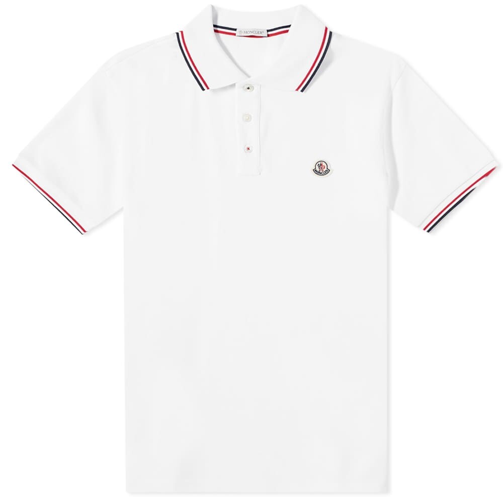 

Футболка Moncler Classic Logo Polo, Серый, Футболка Moncler Classic Logo Polo