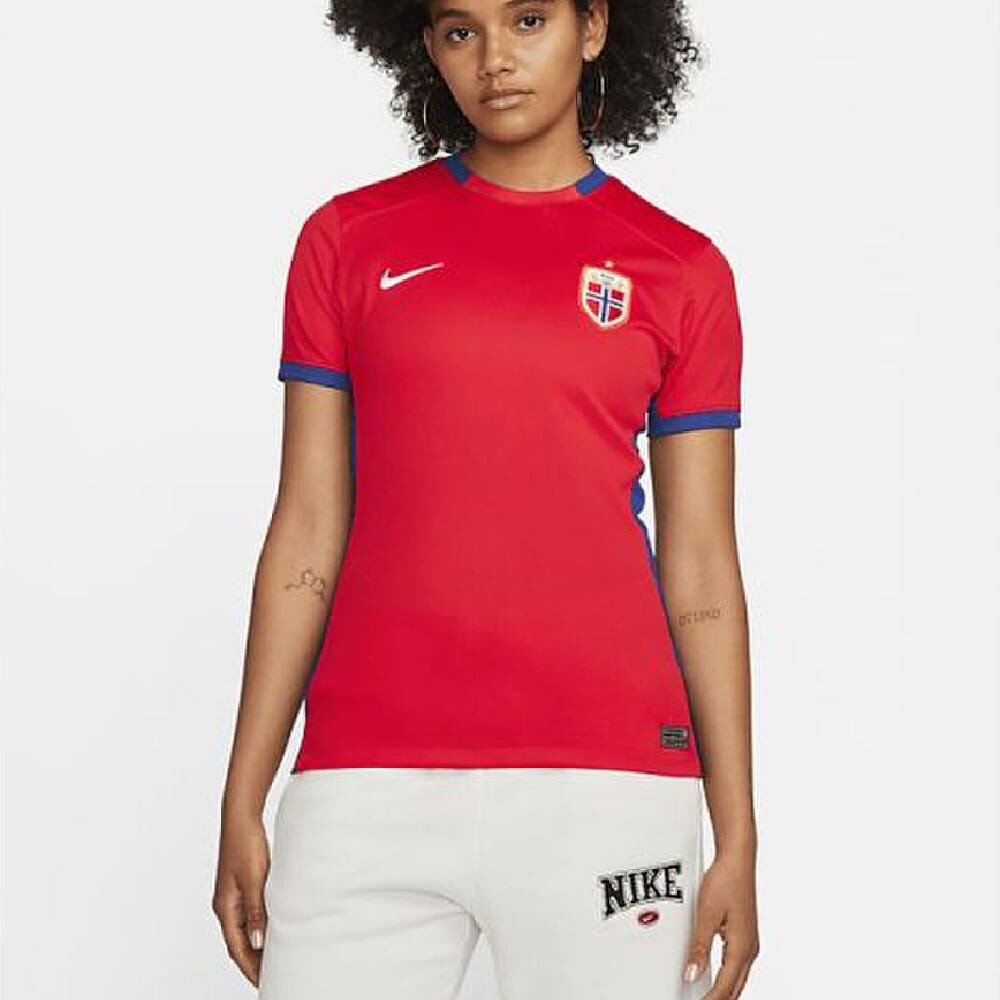 

Футболка Nike Camisa W Nk Nor Stad 2023 Jsy Hm, красный/белый/синий