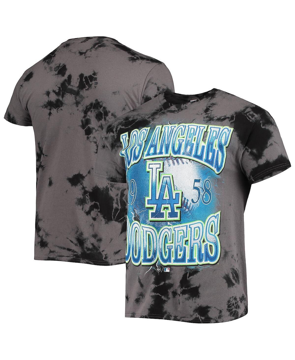 

Мужская футболка '47 charcoal los angeles dodgers wonder boy vintage-like tubular tshirt '47 Brand, мульти