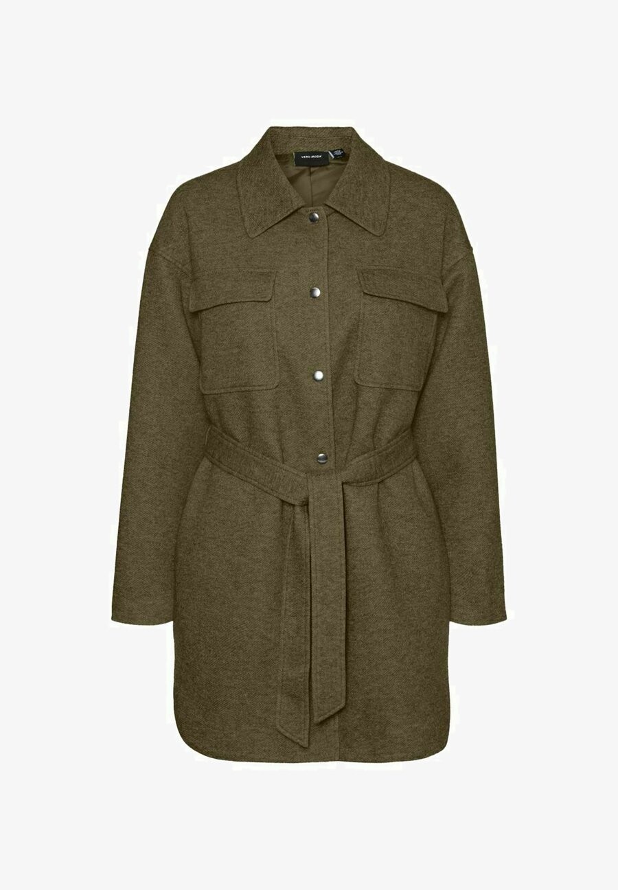 

Пальто классическое Vero Moda, оливковый, Зеленый