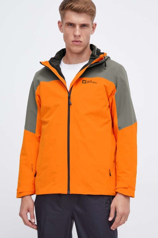 Уличная куртка Glaabach 3в1 Jack Wolfskin, оранжевый куртка hardshell jack wolfskin