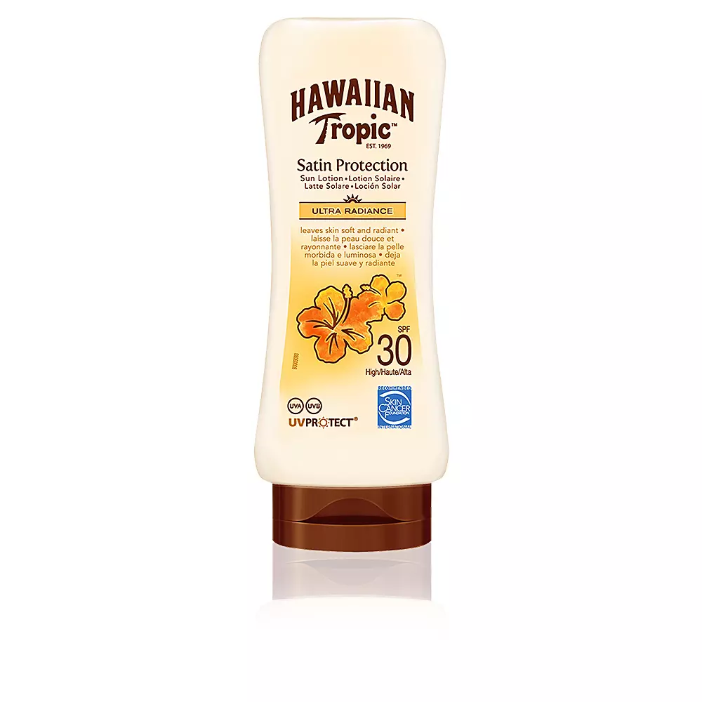 

Солнцезащитный крем Satin Protection Ultra Radiance Sun Lotion Spf30 Hawaiian Tropic, 180 мл