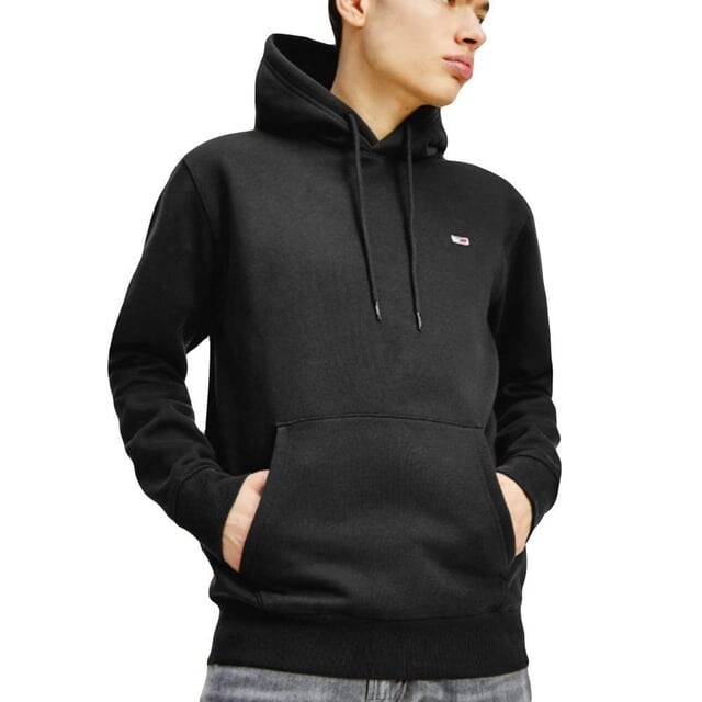 

Толстовка с нашивкой-флагом Tommy Jeans, черный