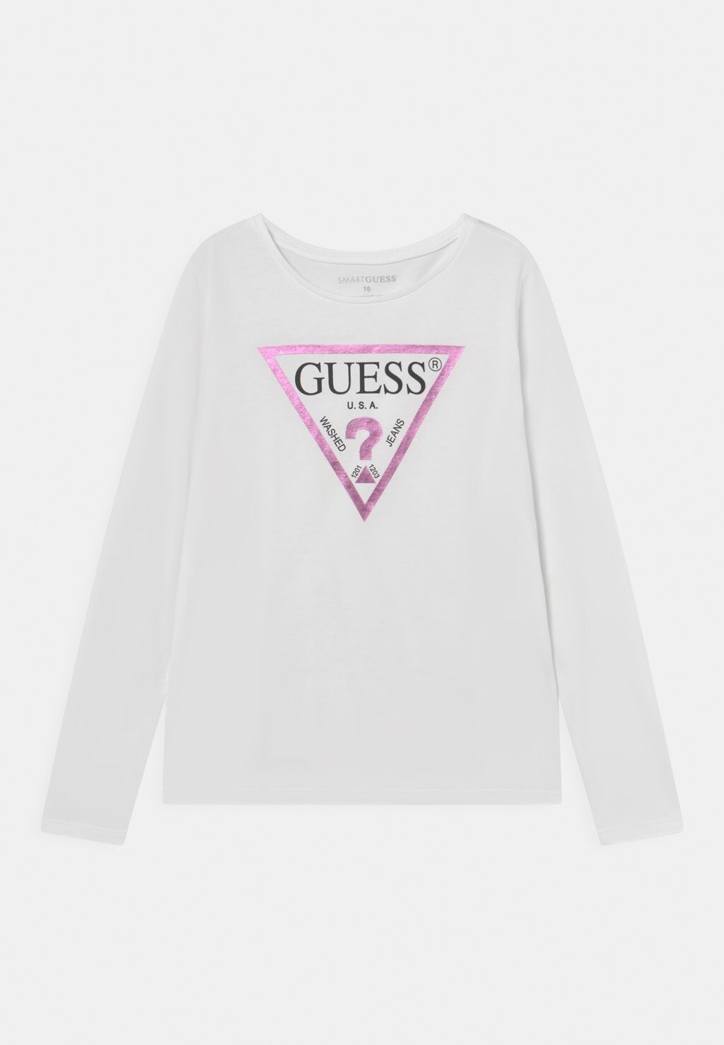 

Рубашка с длинным рукавом JUNIOR CORE Guess, цвет true white