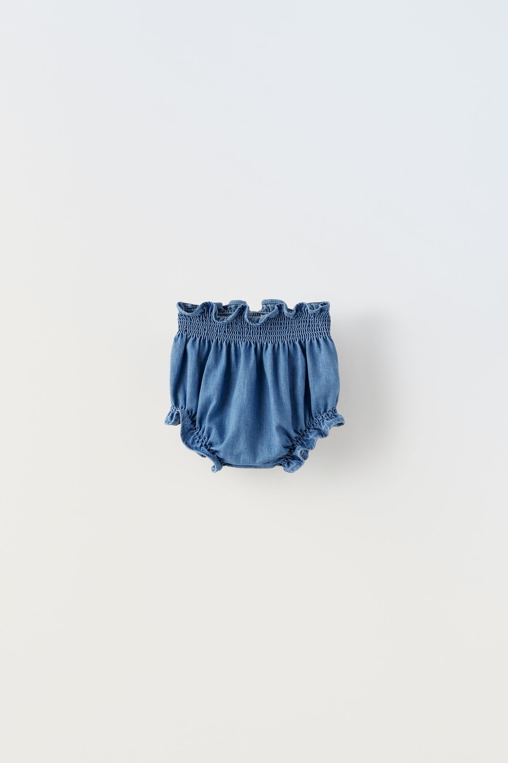 

Брюки из гибкого денима Zara, синий