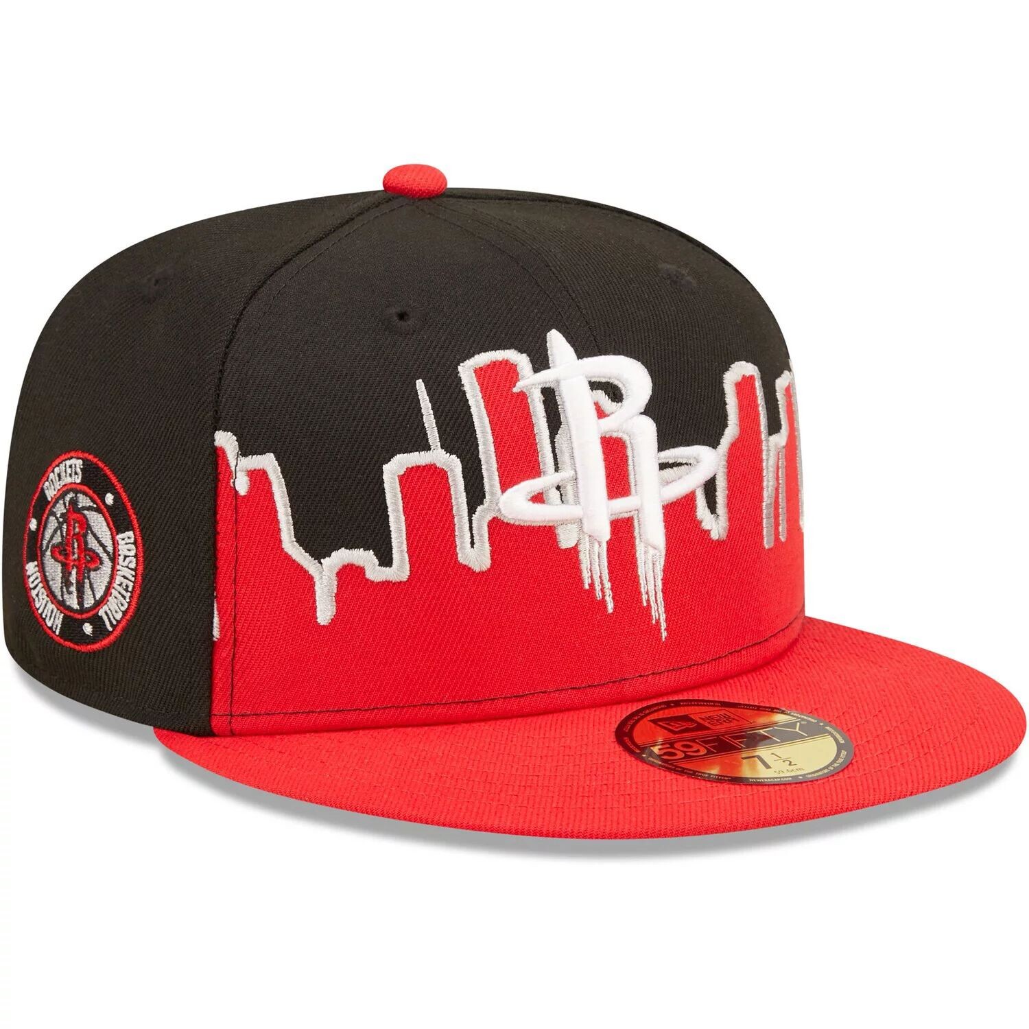 

Мужская шляпа New Era Red/Black Houston Rockets 2022 Tip-Off 59FIFTY