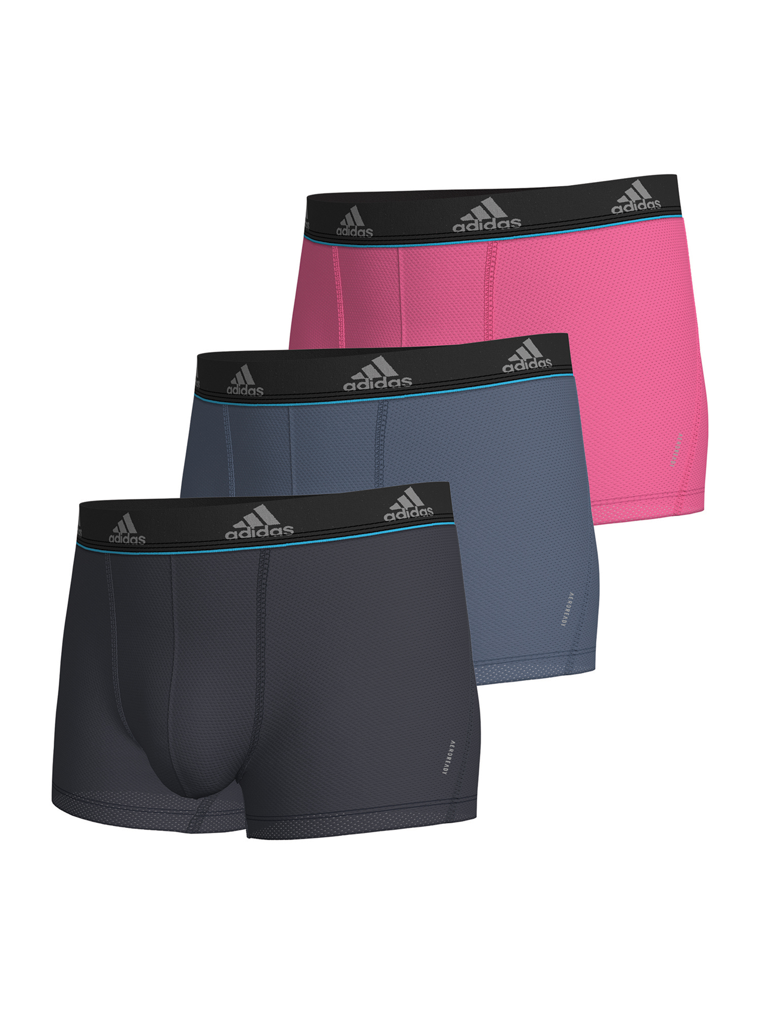 

Боксеры adidas Trunk Active Micro Flex, цвет schwarz, grau, pink