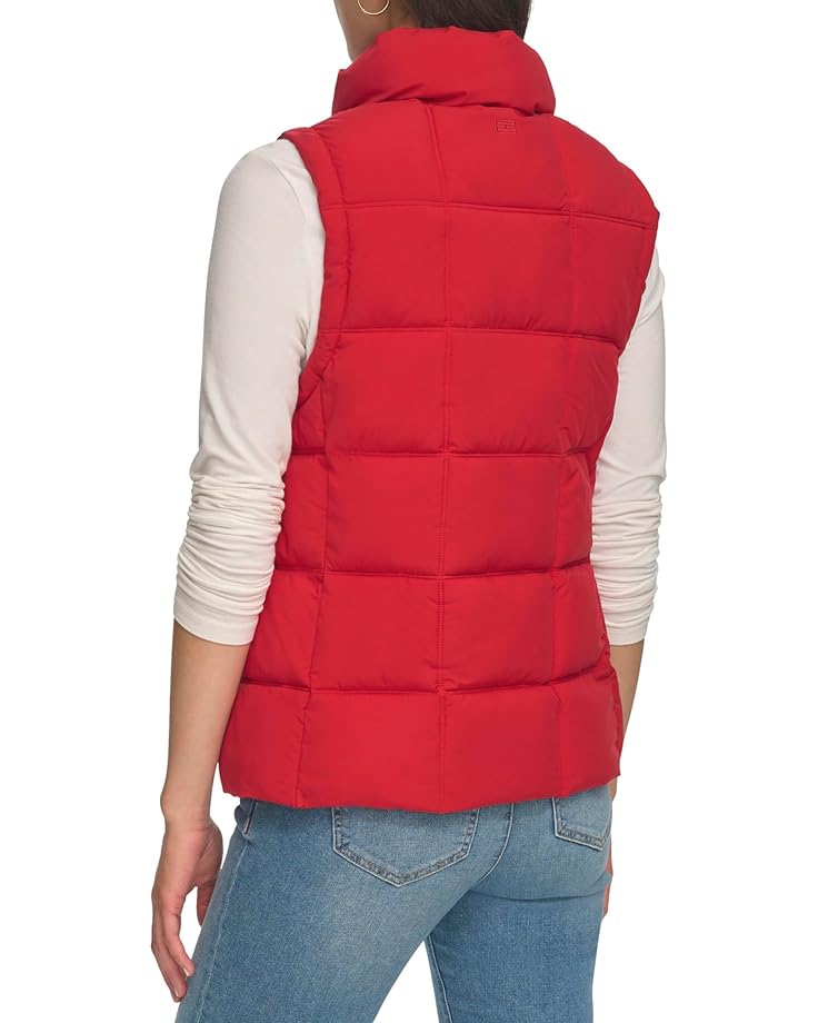 Утепленный жилет Tommy Hilfiger Zip-Up Vest, цвет Crimson жилет tommy hilfiger vest smanicato голубой