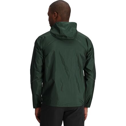 защита amplifi fuse jacket жилет размер l Куртка-дождевик Helium мужская Outdoor Research, цвет Grove