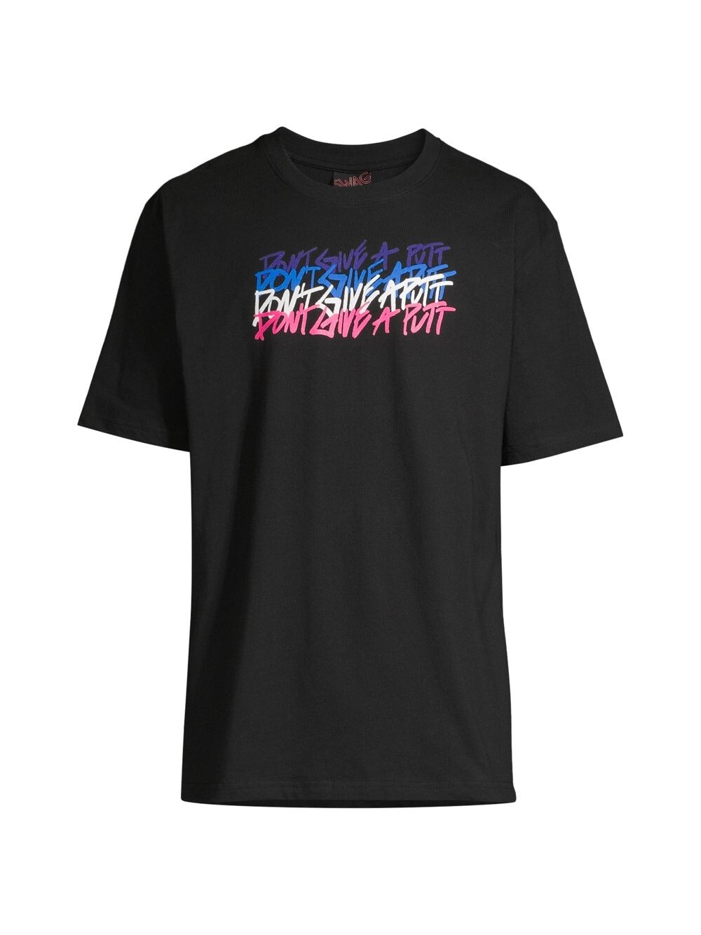 

Футболка с повторяющимся сценарием Don't Give A Putt SWAG GOLF, черный