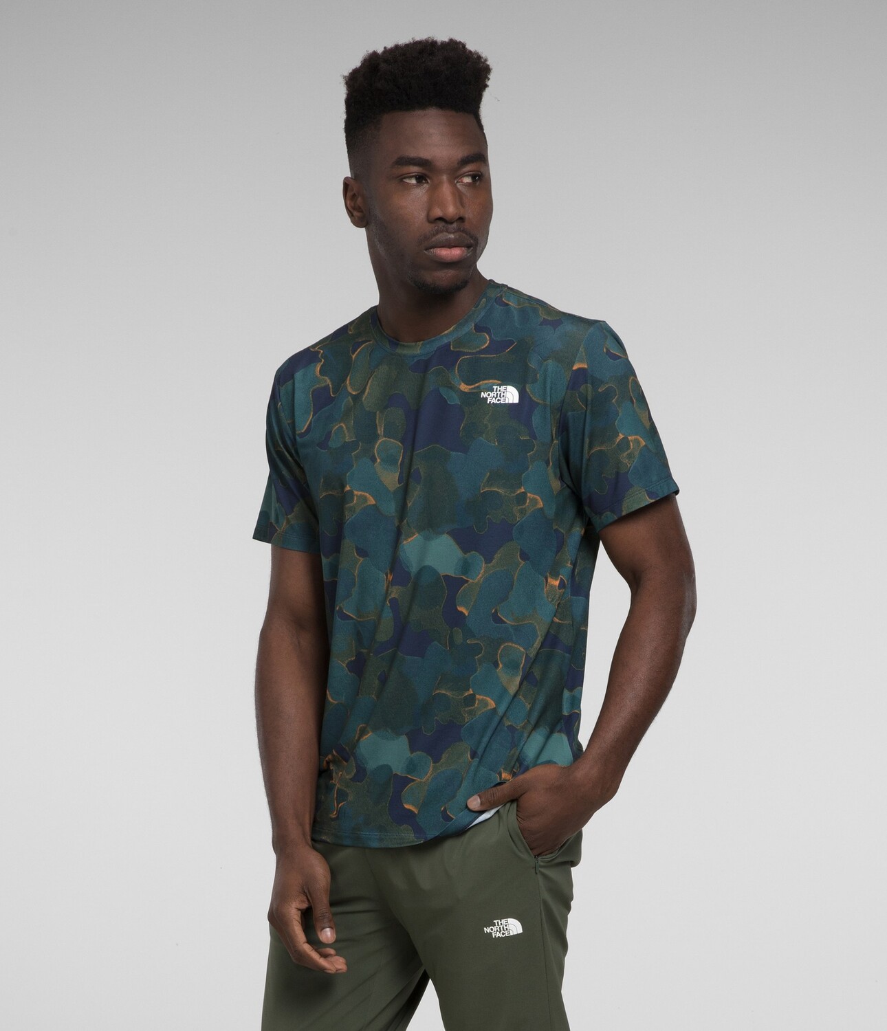 

Футболка Wander – мужская The North Face, синий
