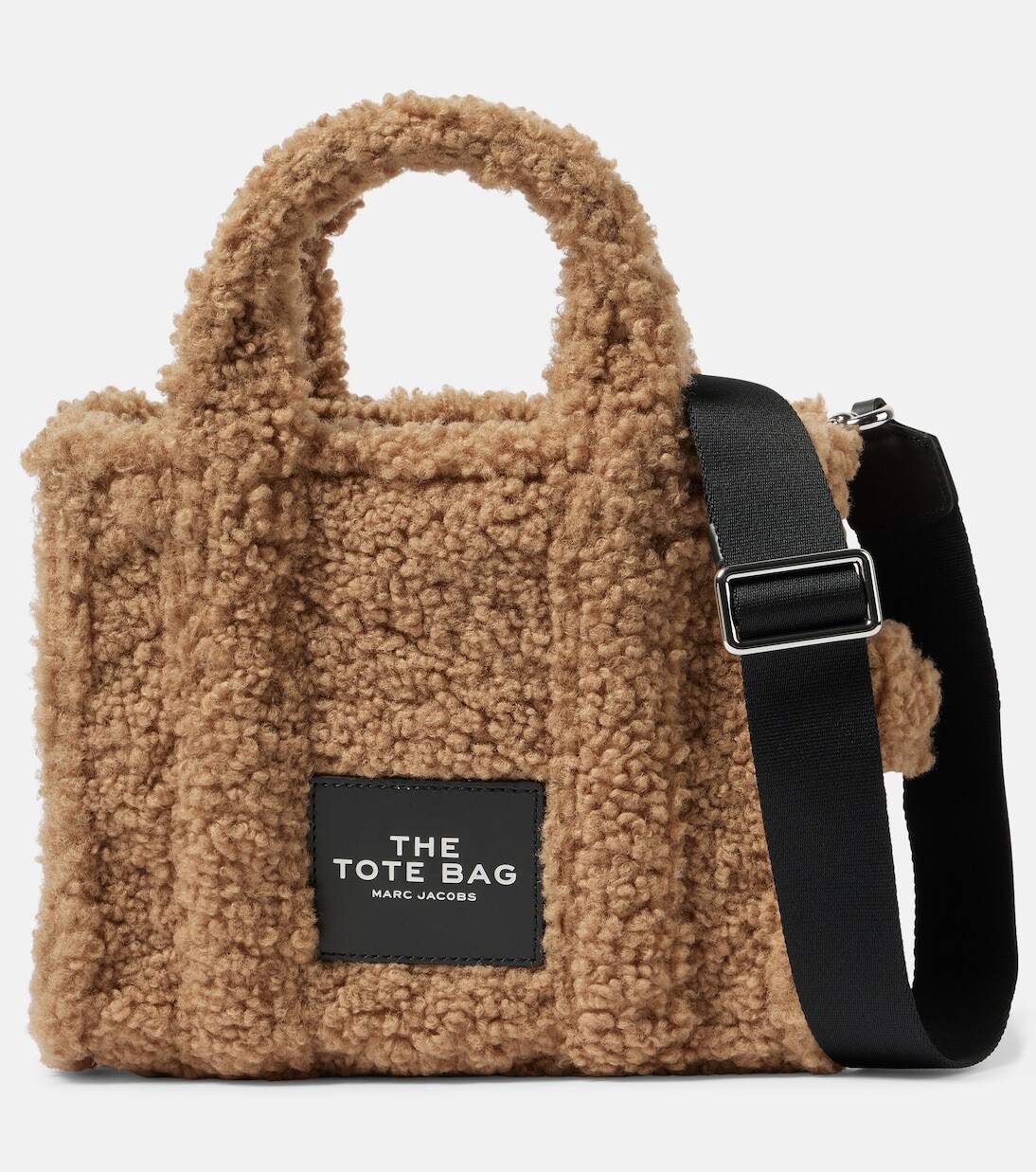 

Мини-сумка-тоут тедди Marc Jacobs, бежевый
