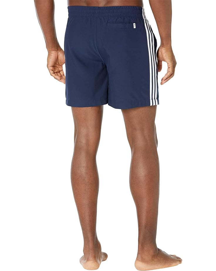 Шорты для плавания Adidas 3-Stripes Swim Shorts, цвет Night Indigo/White
