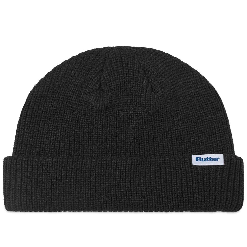 Butter Goods Шапка-бини Wharfie, черный butter goods wharfie beanie