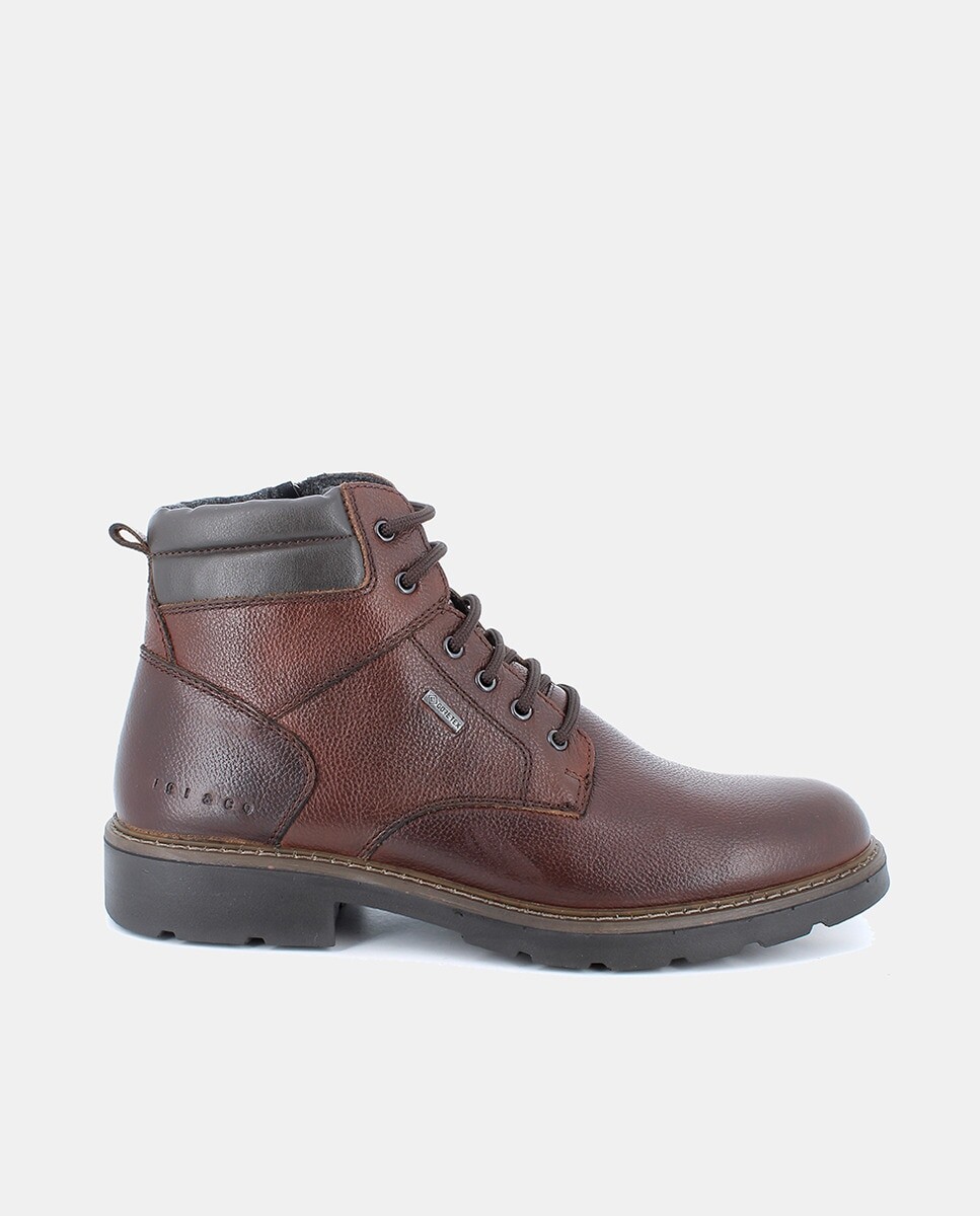 

Мужские кожаные ботильоны с подкладкой Goretex и мягким воротником Igi&Co, коричневый