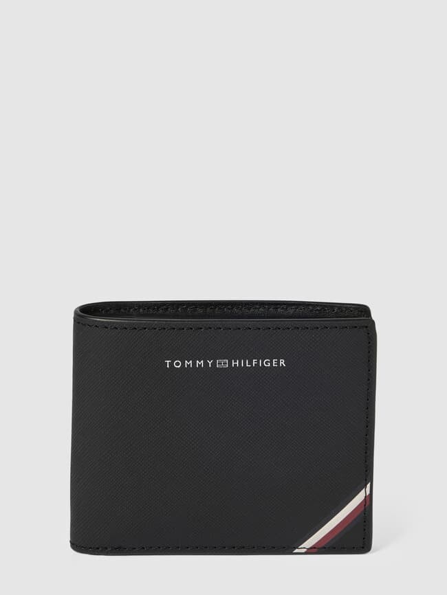

Кошелек из натуральной яловой кожи Tommy Hilfiger, черный