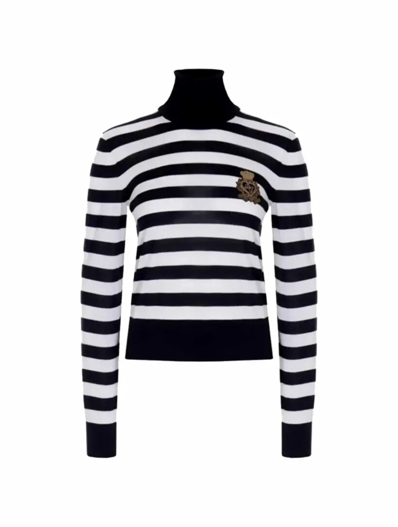 

Кашемировая водолазка в полоску Dolce&Gabbana