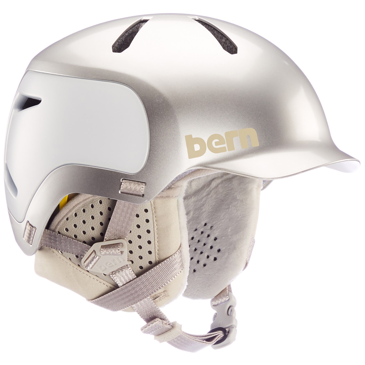 Шлем Bern Watts 2.0 MIPS, серебряный