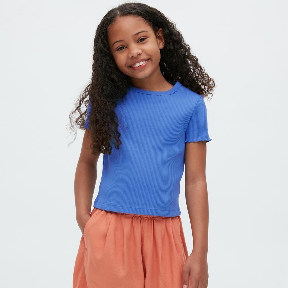 

Футболка хлопковая Uniqlo, синий