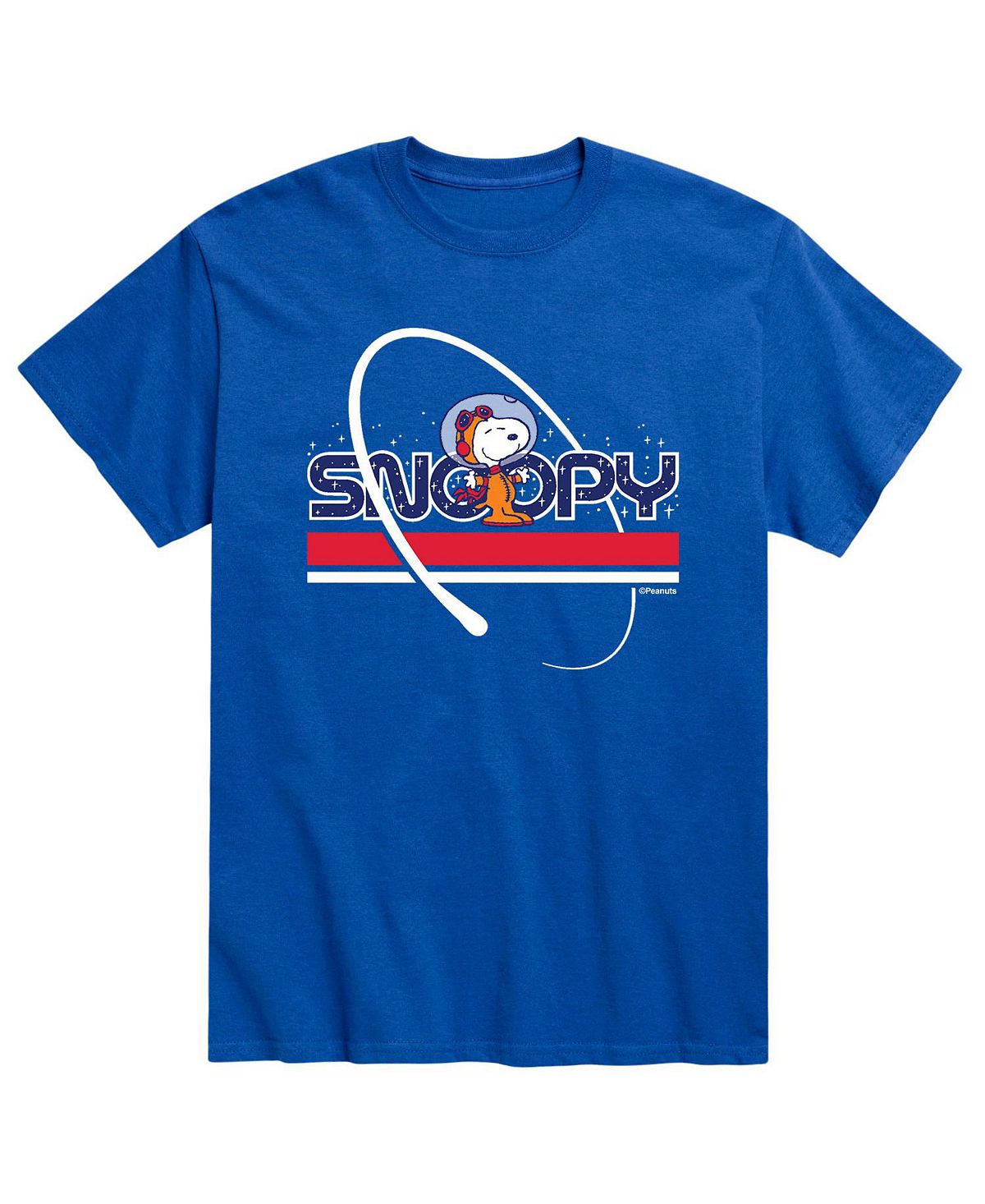 Мужская футболка peanuts snoopy space AIRWAVES, синий