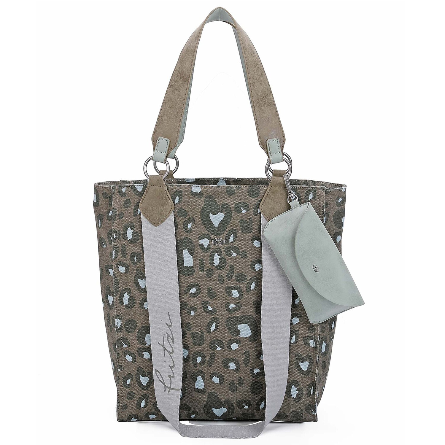 

Сумка шоппер Fritzi aus Preußen Izzy02 Canvas Tasche 32см, цвет leo jungle