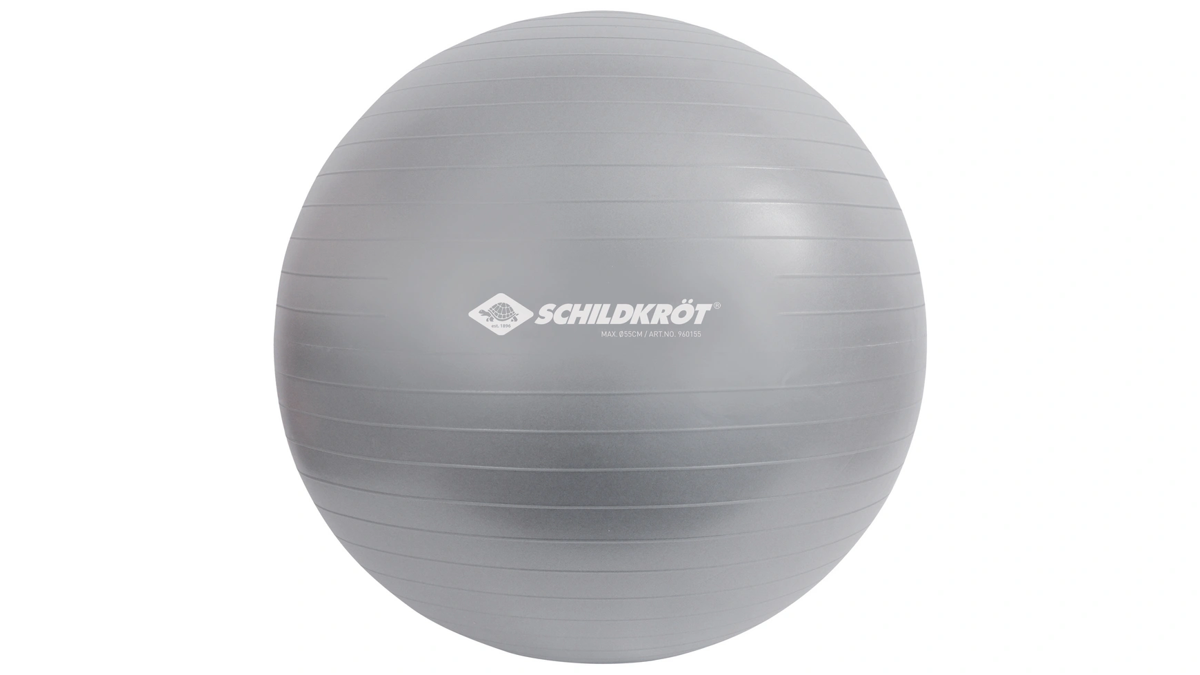 Schildkröt Fitness Мяч для упражнений 55 см, без фталатов, с шариковым насосом, серебро высококачественная пенополиуретановая базовая веревка для тенниса тренировочное оборудование для начинающих тренировочное оборудовани