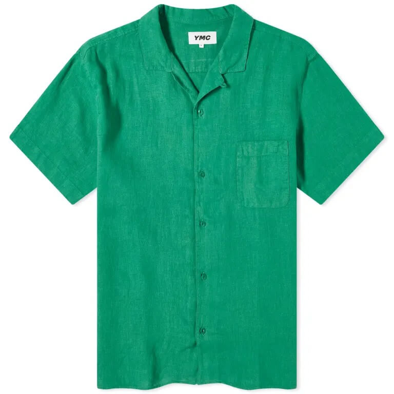 Рубашка Ymc Malick Vacation, зеленый