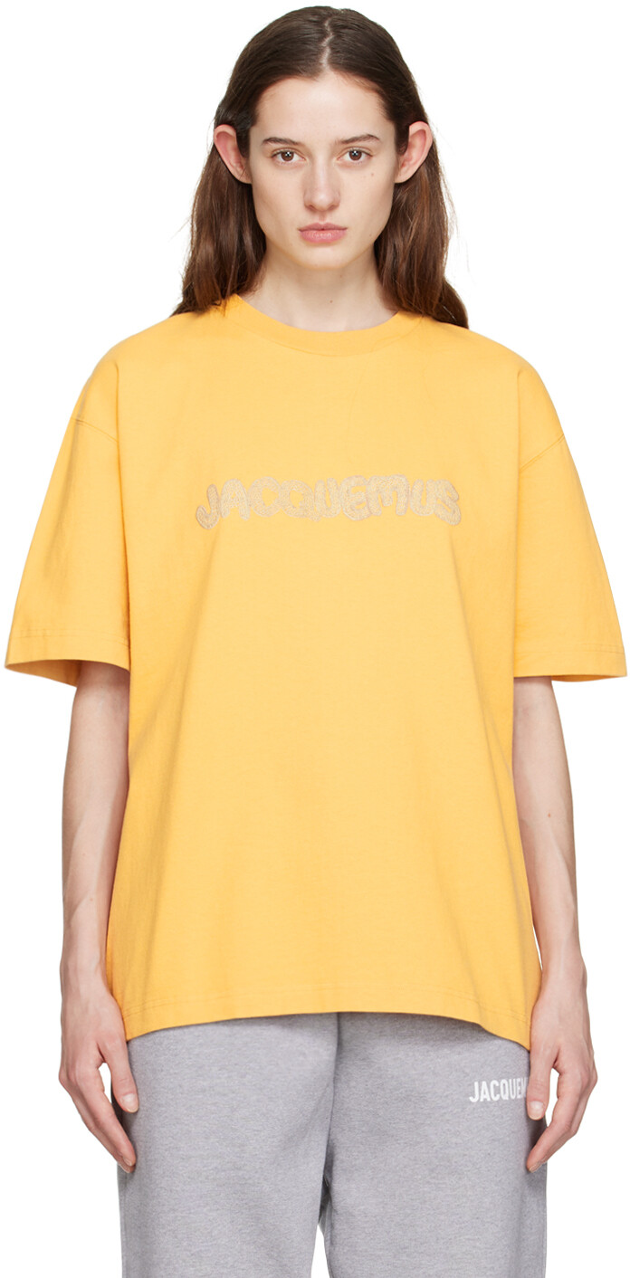 

Желтая футболка Le Raphia 'Le T-Shirt Raphia' Jacquemus, Желтый