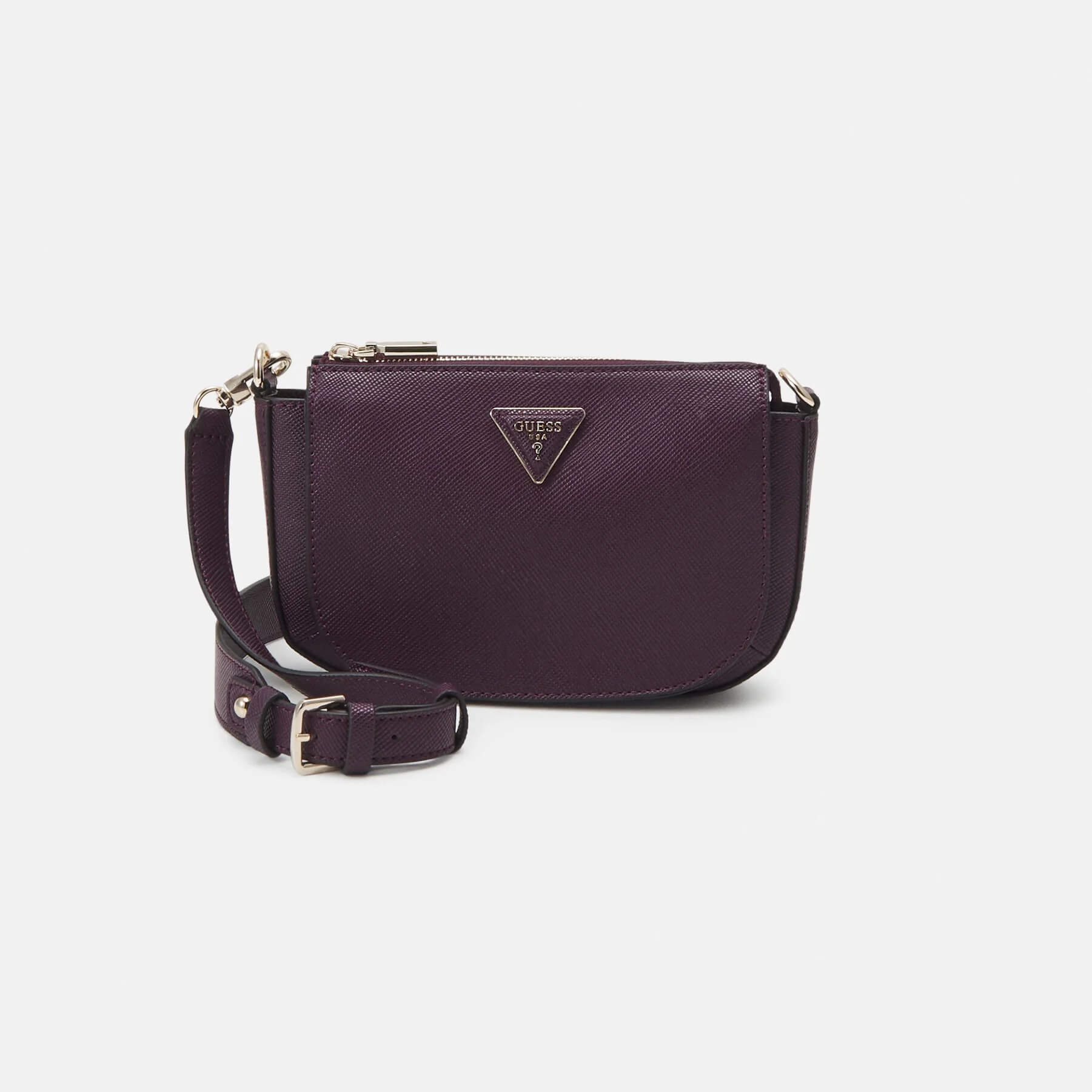 Сумка кросс-боди Guess Brynlee Mini, темно-фиолетовый сумка кросс боди guess eco brenton flap shoulder bag черный