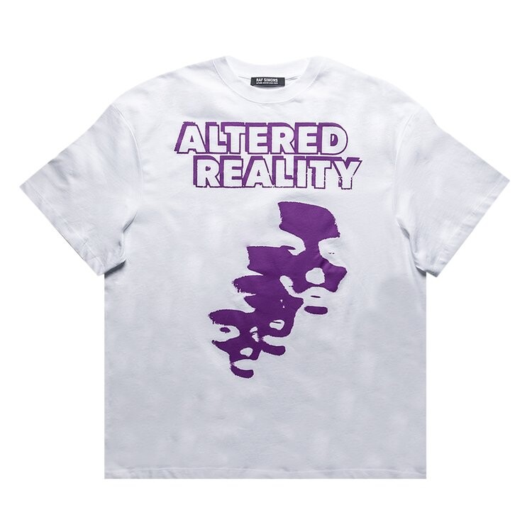 

Футболка Raf Simons Altered Reality Oversized T-Shirt 'White', белый