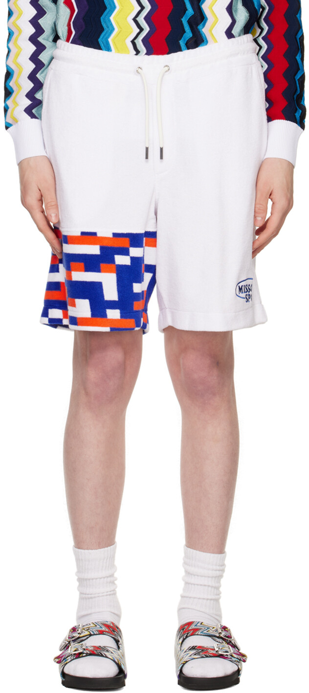 

Белые шорты с вышивкой Missoni