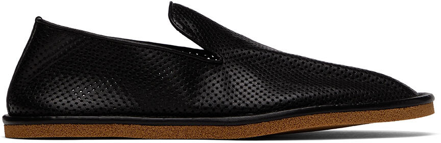 

Черные кожаные лоферы Dries Van Noten