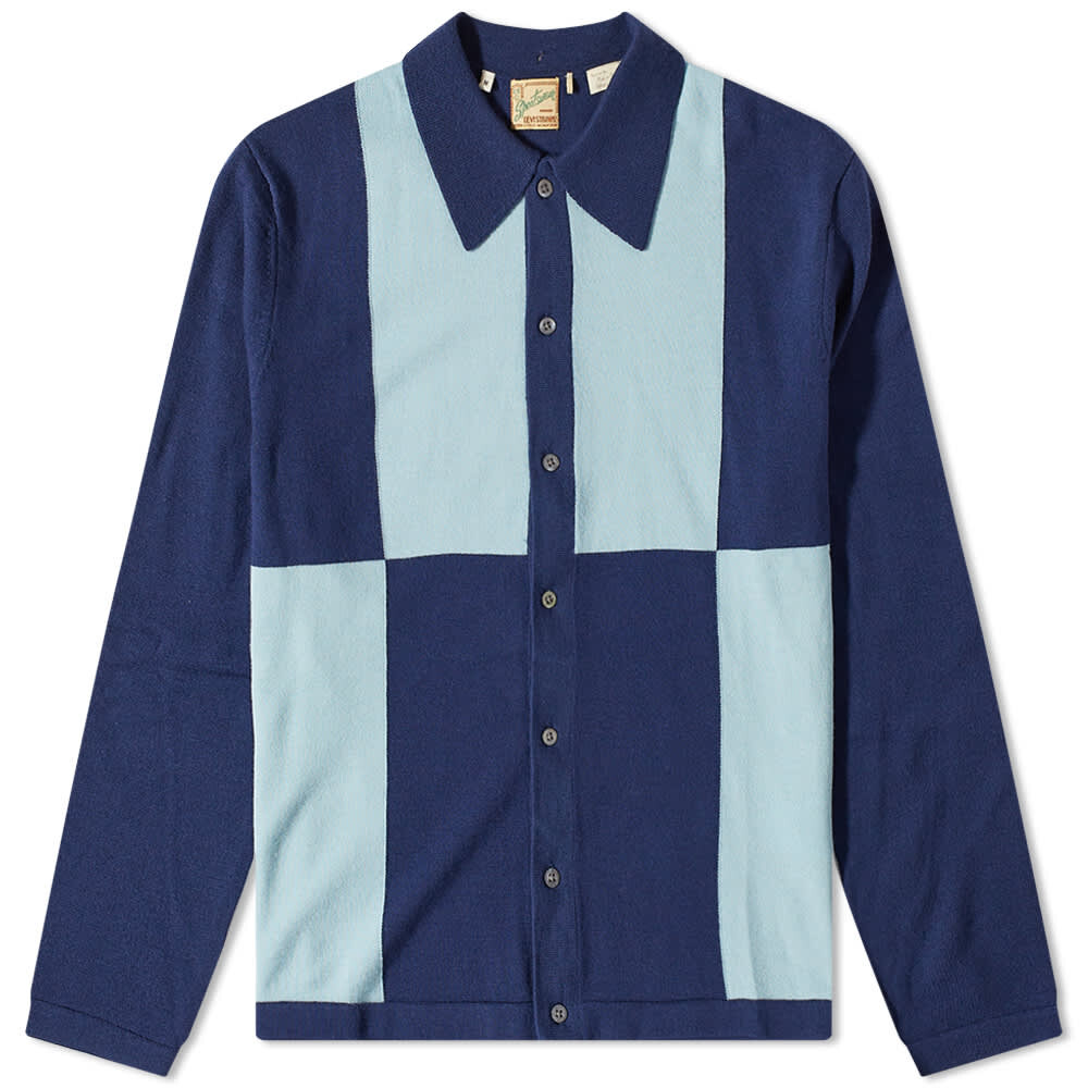 

Рубашка Levi's Vintage Clothing Colourblock Knitted, синий