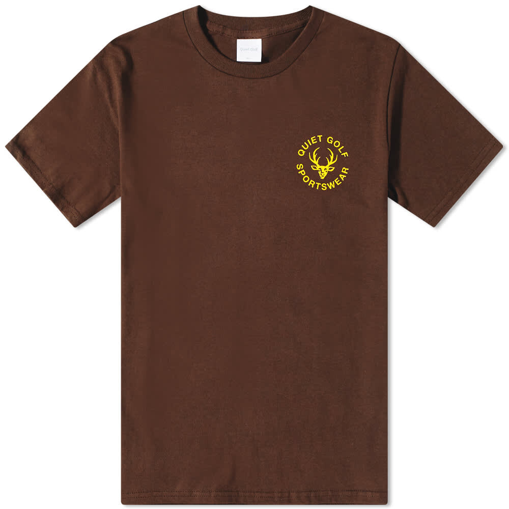 

Футболка Quiet Golf Mule Print Tee, Коричневый