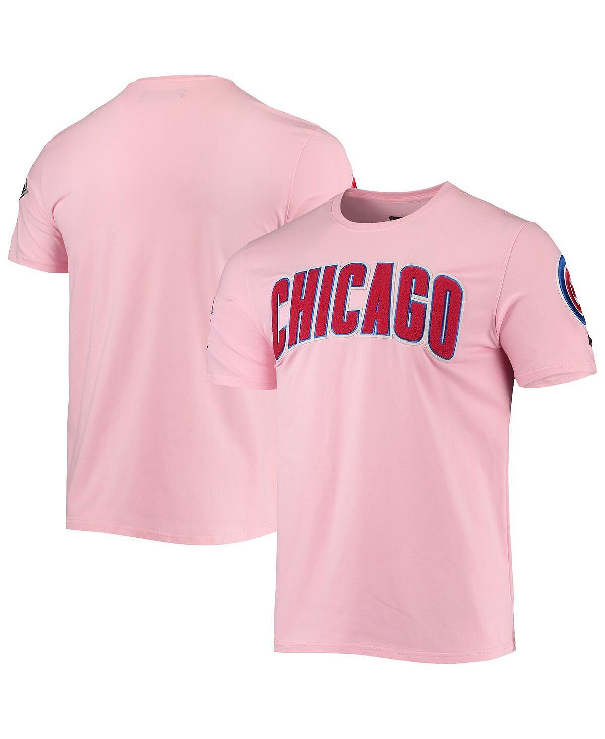 цена Мужская розовая футболка chicago cubs club Pro Standard, розовый