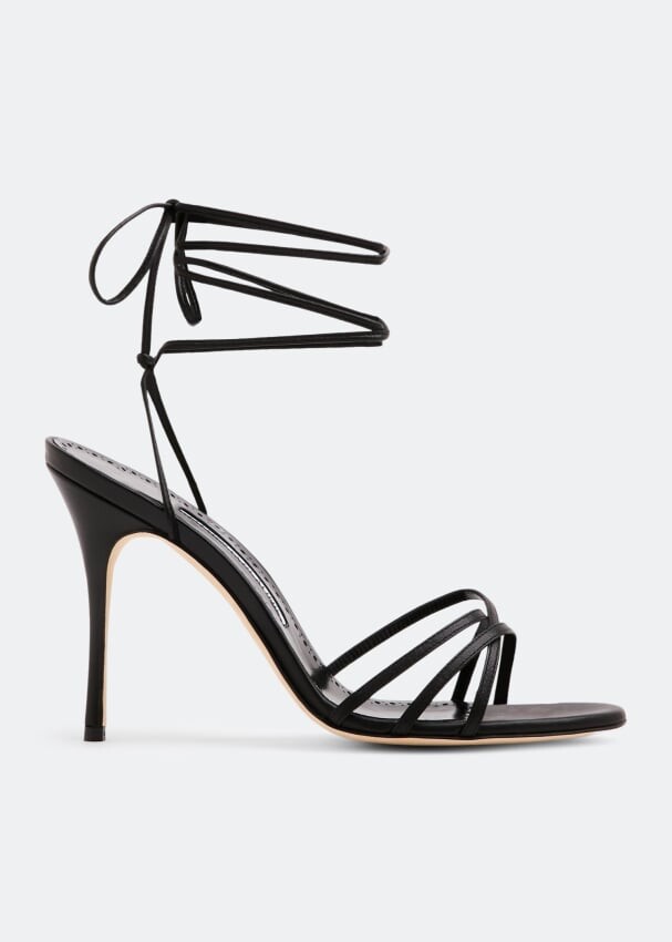 

Сандалии MANOLO BLAHNIK Leva sandals, черный