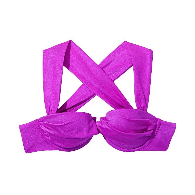 

Верх купальника Victoria's Secret Twist Balconette, фиолетовый