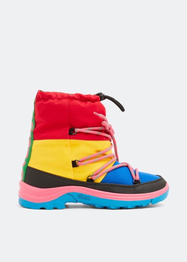 

Ботинки STELLA MCCARTNEY Colourblock snow boots, разноцветный