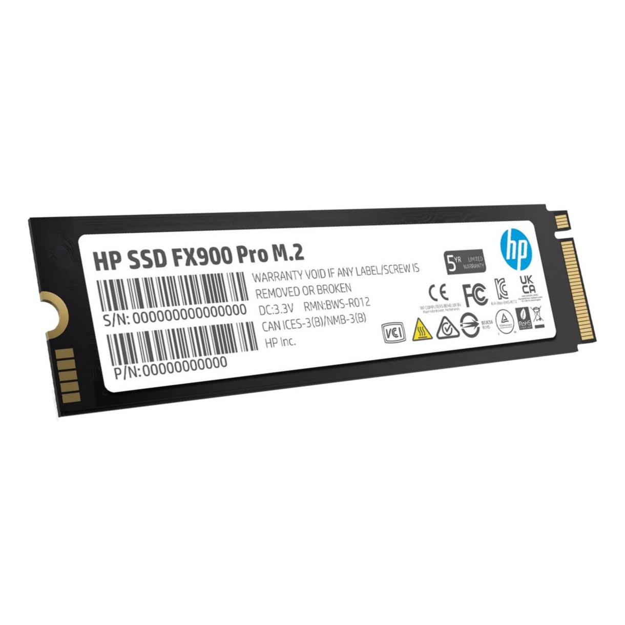 Твердотельный накопитель HP FX900 Pro, 2 Тб, M.2 NVMe - фото