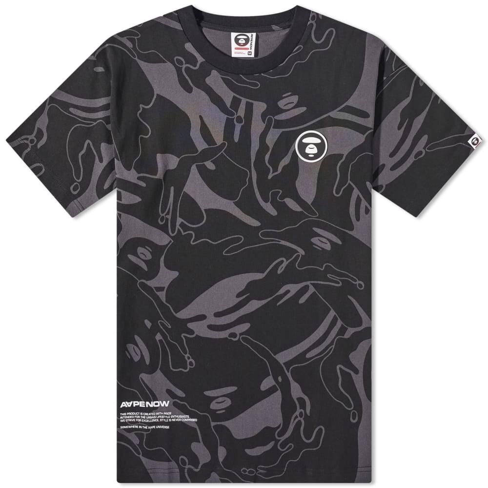 

Футболка AAPE Now Camo Badge Tee