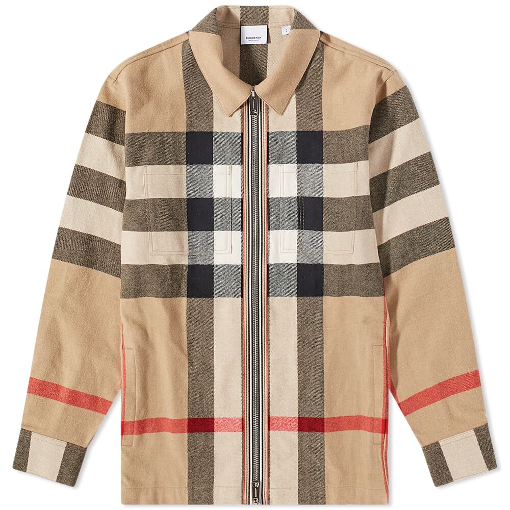 

Рубашка Burberry Hague Zip Overshirt
