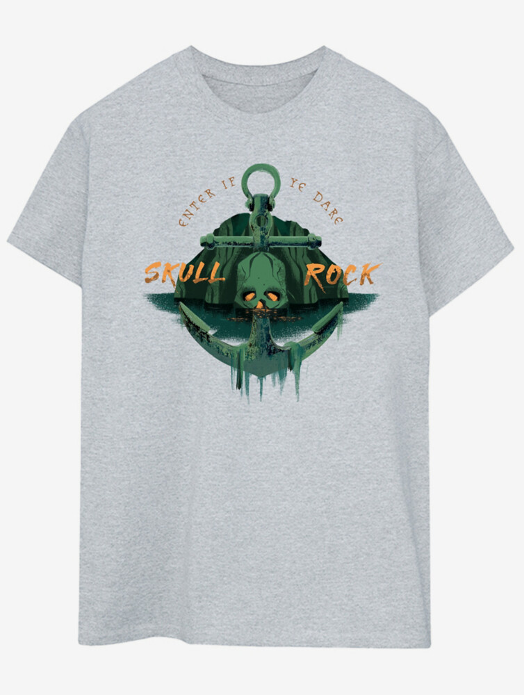 

Серая футболка для взрослых NW2 Disney Peter Pan & Wendy Skull Rock George., серый