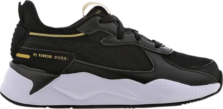 Кроссовки Puma RS-X AC Infant Trophy - Gold, черный