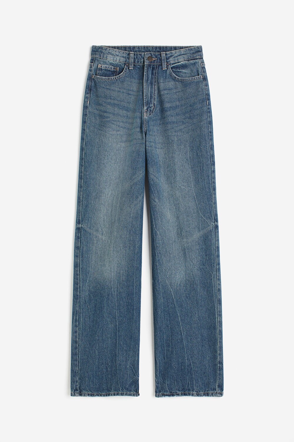 

Джинсы H&M Wide Ultra High, кремовый