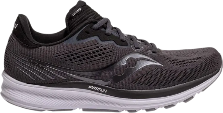 

Кроссовки Saucony Wmns Ride 14 Wide Charcoal, черный
